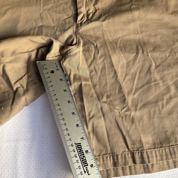 Basic Editions Mens Casual Cargo Khaki Shorts, size 42, Tan - Picture 4 of 9